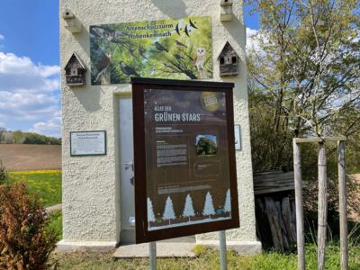 Besuch des Artenschutzturms Hohenkemnath beim Arbeitstreffen in Ursensollen