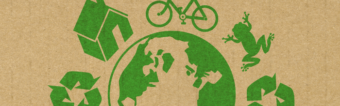 Illustration grüne Erde Nachhaltigkeit